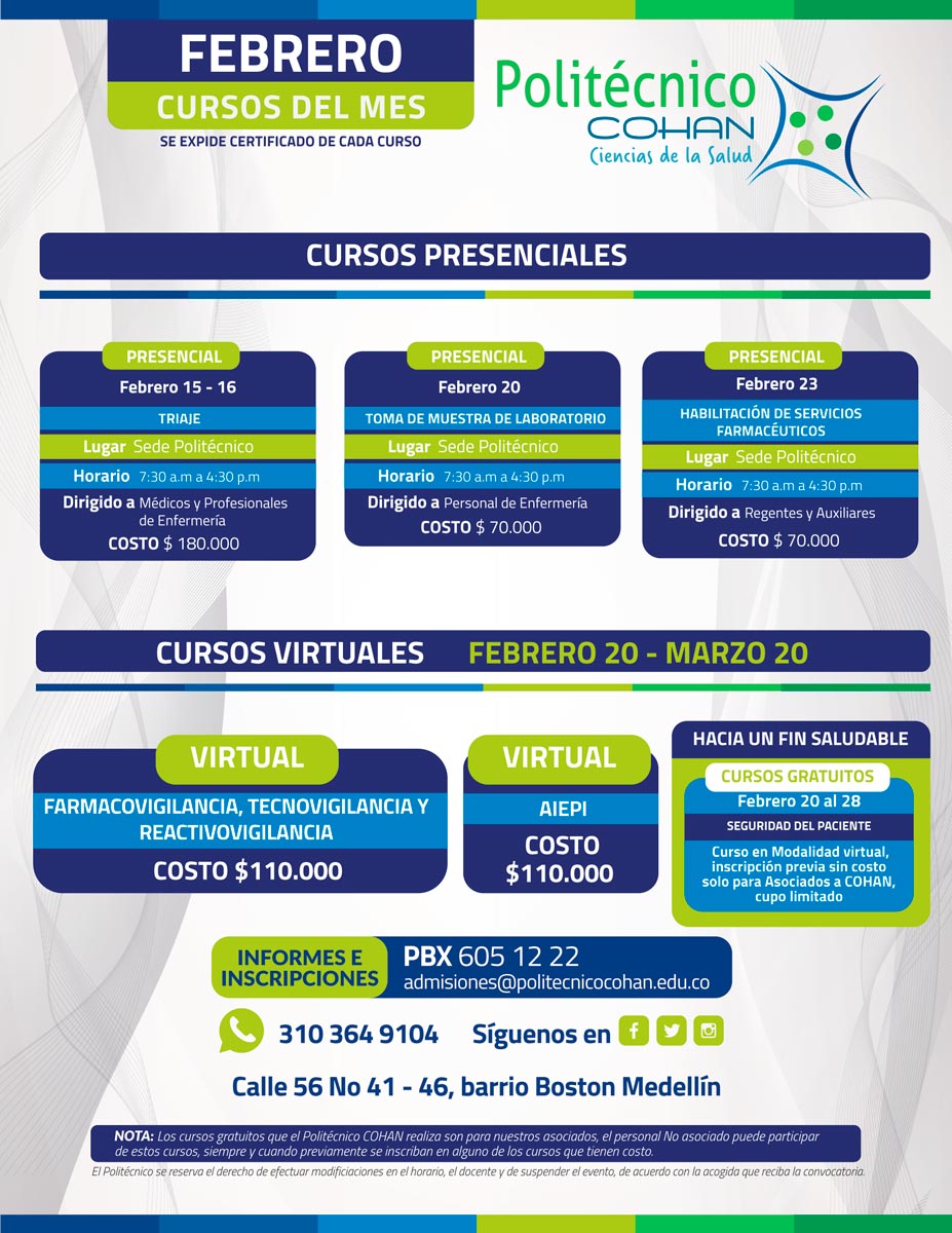 cursos febrero 2019 - Politécnico COHAN
